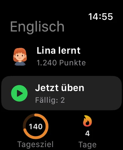 Vokabel-Spaß auf der Apple Watch